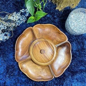 MCM wooden nut tray